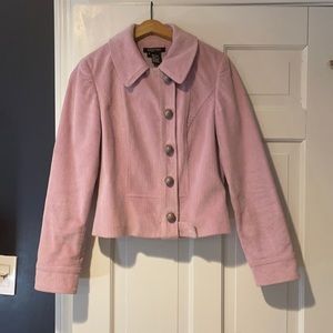 a corduroy jacket
